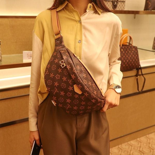

TOP Waist Bags 2023 Designer Fashion Handbags Women High Capacity embroidery Composite Shopping Wallet Crossbody Bag handbag, Brown