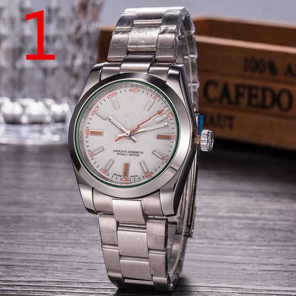 

luxury design men's quartz steel strap watch 230203, Slivery;brown