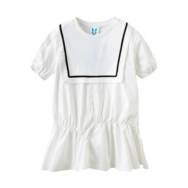 

girl's es girls summer 2023 new college style children clothing kids short sleeve princess dress casual #7206 0131, Red;yellow