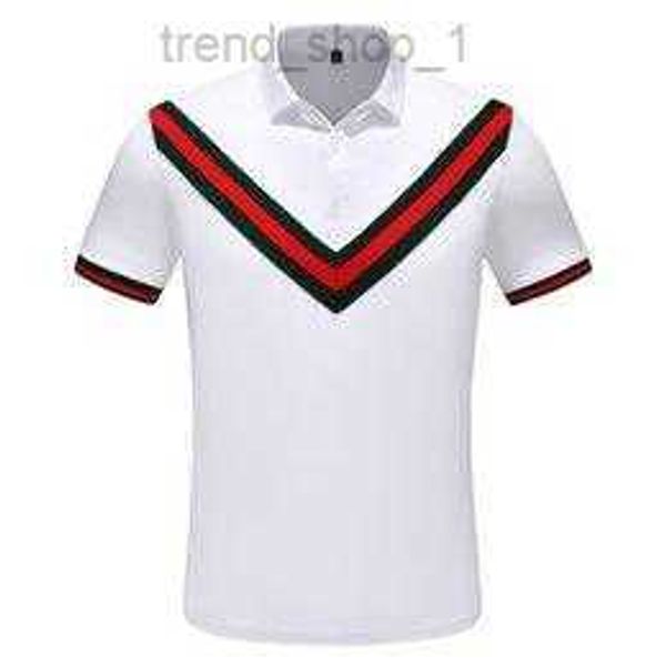 

2022summer clothes designer polo shirts men casual fashion snake bee print embroidery t shirt high street s size m-3xl 3 9pe2, White;black