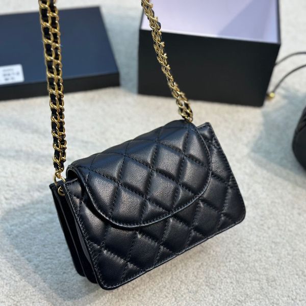 

cc bags luxury brand cosmetic bags & cases womens vanity cosmetic case cowhide bags calfskin real leather black purse pochette accordion fla