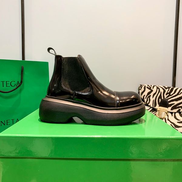 

2023 designer boots women black leather fashion shoes classic womens martin ankle boot limited spring autumn shoe paris bv9-2