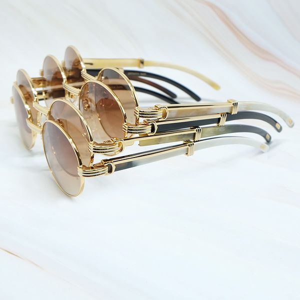 

natural buffalo horn sun glasses cycling sunglasses mens deisgner luxury carter shades eyewear men and women glasses, Black
