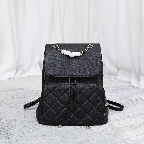 

classic caviar leather business affinity backpack bags italian drawstring bucket elegant feminin design luxury outdoor sacoche turn lock han