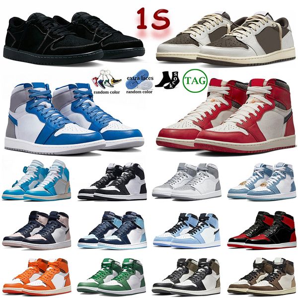 

jumpman 1s basketball shoes foam 1 retro reimagined 1s jumpman 13 travis scotts 1 bred patent gorge green true university blue dark mocha me