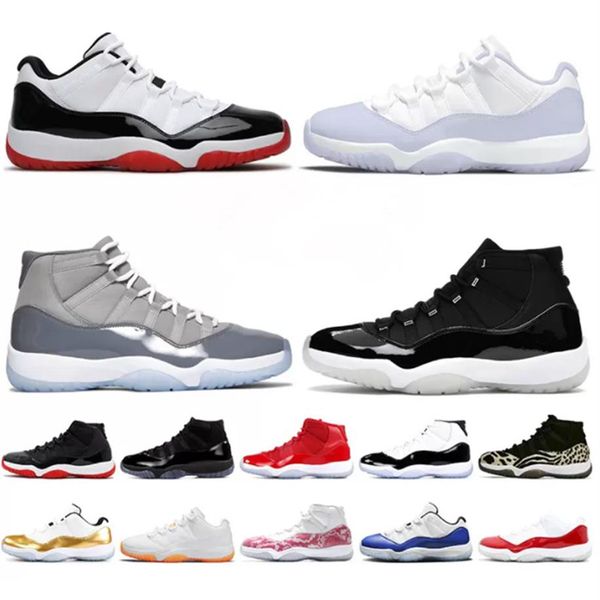 

2022 jumpman mens 11 basketball shoes 11s pure violet white bred cool grey 25th anniversary animal instinct citrus concord women m233u