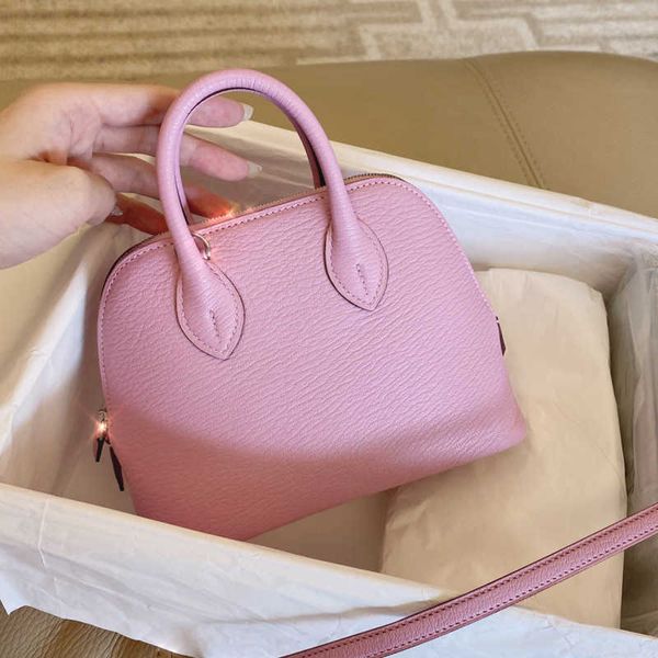 

handbags designer her bags fashion luxury brand pure manual wax mini goat skin bowling bag leather hand held crossbody versatileelegant clas