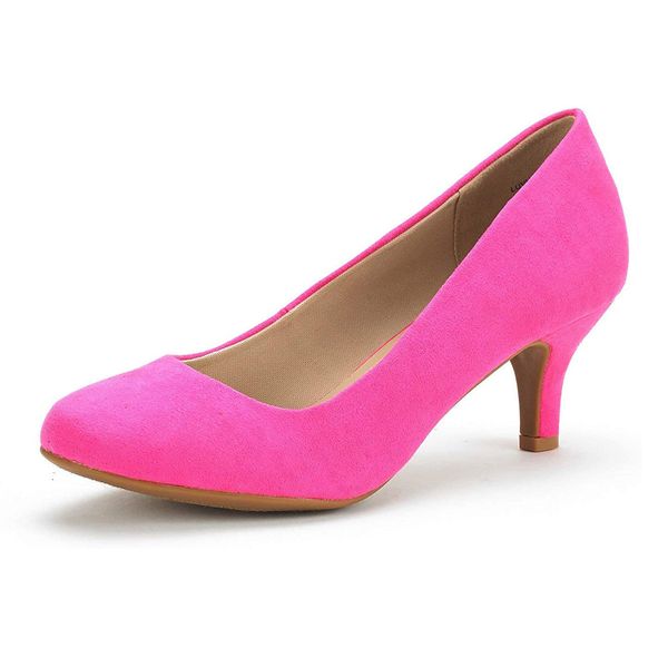 

dress shoes woman classic office fashion pointed toe woman pumps dress low heel women's party office shoes plus size stiletto pump 2302, Black