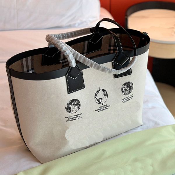 

canvas totes bags women handbag purse underarm shoulder bag checkered lining fashion letters plain axillary handbags large capacity pocket w