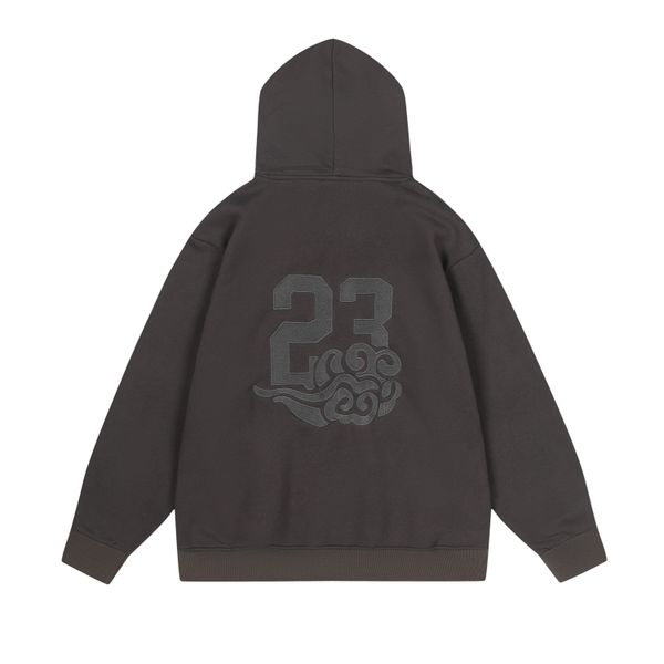 

mens designer hoodies style sweatshirts printed embroidered letters classic sports pullover zip hoodie streetwear basketball spring new swea, Black