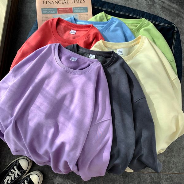 

women's hoodies sweatshirts privathinker 15 colors thin women oversized korean woman casual basic female pullovers clothing 5xl 230131, Black