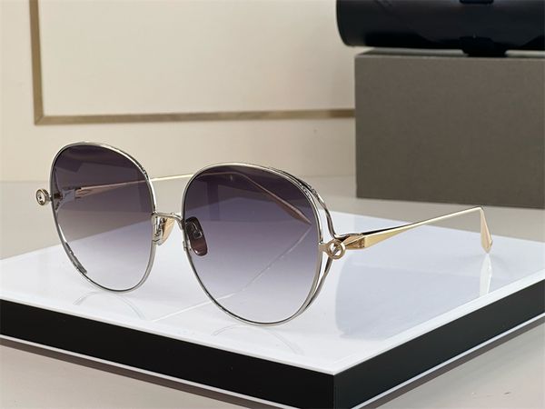 

fashion summer sunglasses men's and women's personality metal vintage round frame protects eyes casual with case uv400, White;black