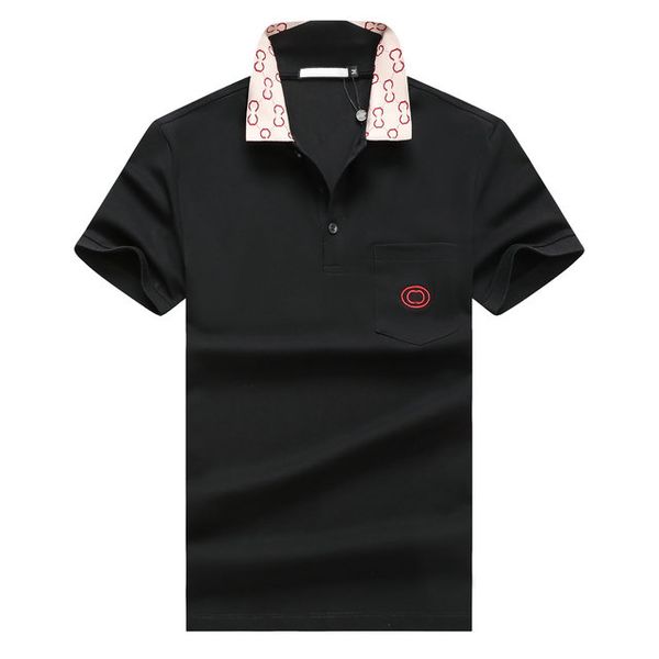 

mens stylist polo shirts luxury italy men clothes short sleeve fashion casual men's summer t shirt many colors are available size m-3xl, White;black