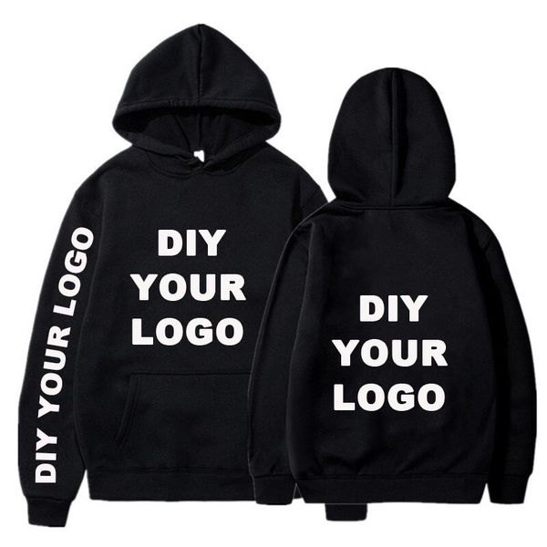 

mens hoodies sweatshirts diy customize made 3d printed streetwear hoodie women men long sleeve casual sport sweatshirt boy girl autumn pullo, Black