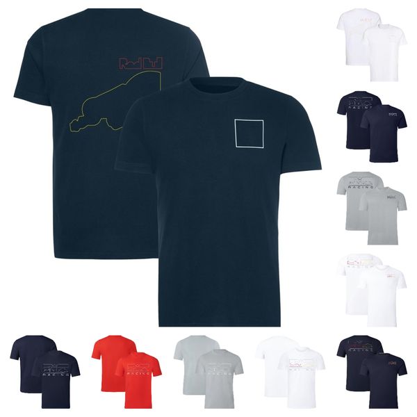 

f1 team driver t-shirt men's short sleeve fans t-shirt customized leisure sports racing clothes