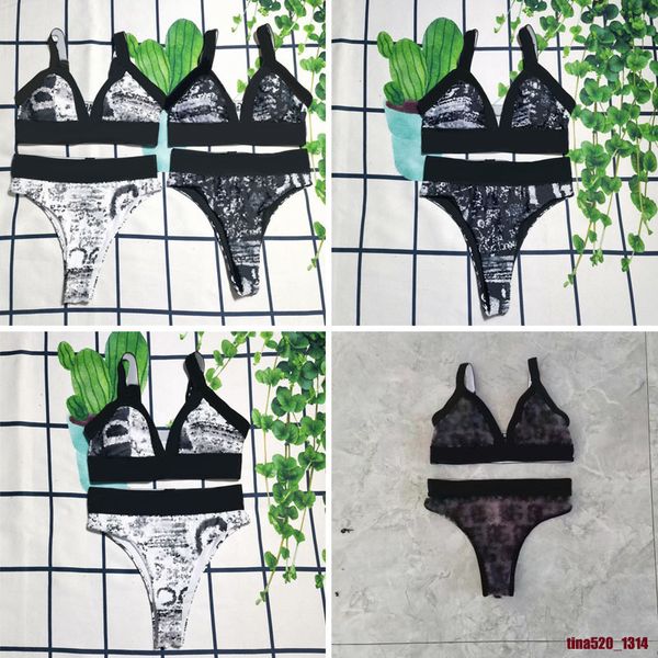 

bikinis women swimwear fashion intimates summer women bikinis letter embroidery casual style underclothes, White