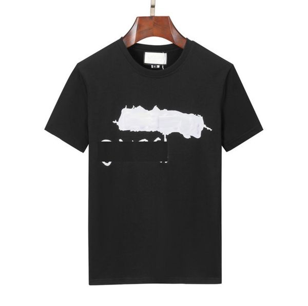 

2023 designer brand men's t-shirts letters embroidery fashion man woman t-shirt pure cotton casual mens womens t shirts tees short slee, White;black