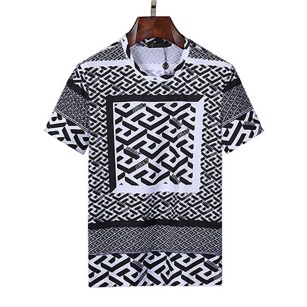 

mens fashion t shirt designers men s clothing black white tees short sleeve women's casual hip streetwear tshirts#11 dlkk, White;black