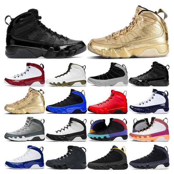 

mens basketball shoes 9s bred patent gym red particle grey statue 9 countdown pack sports trainers sneaker219b