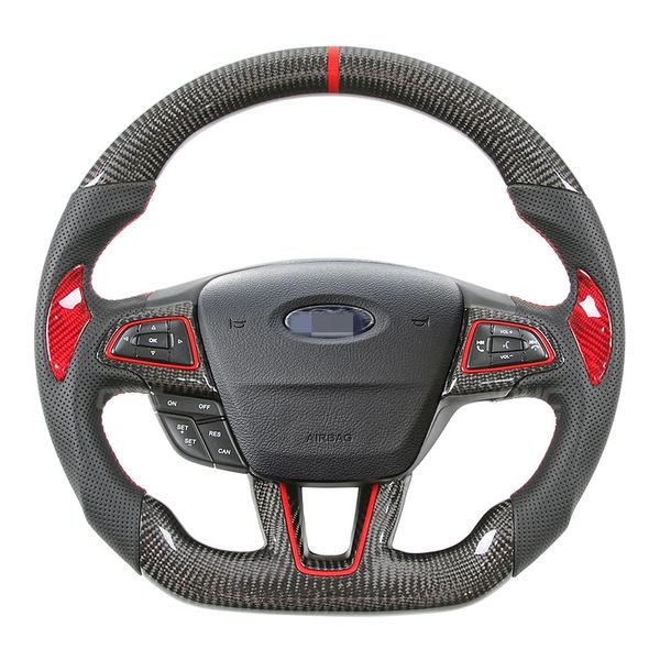 

auto steering wheel carbon fiber led performance wheels for ford focus rs mk3