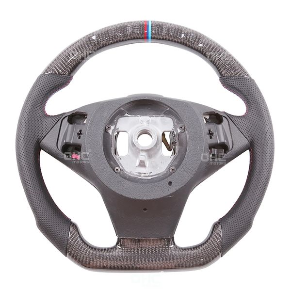 

car-styling carbon fiber steering wheel led racing wheels for bmw e60