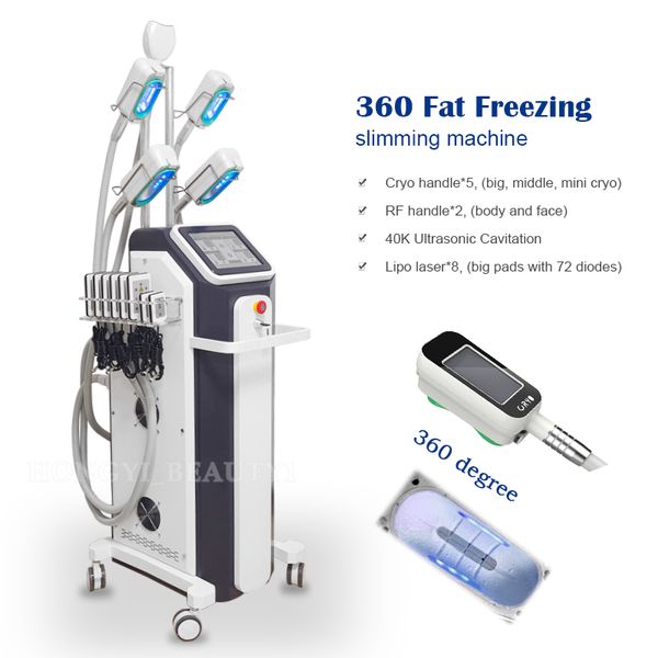 

360 cyro fat e machine lipo slim laser lipo slimming body sculpting localized fat removal