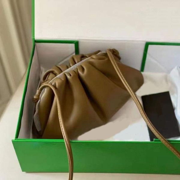 

cloud shape evening bags with thick chain women handbags pouch genuine leather clip crossbody totes