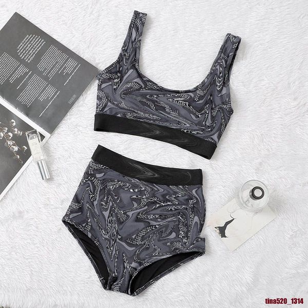 

womens cing intimates designer swimsuit sports underwear beach swimwear two one piece sets surfing bikini women clothes, White