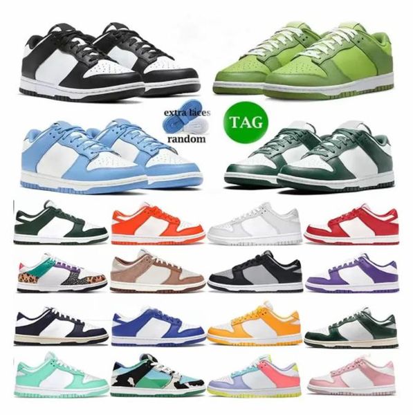 

2023 new designer running shoes panda dunks mens sneakers triple pink grey fog syracuse team green blue walking jogging otdoors dunked sport