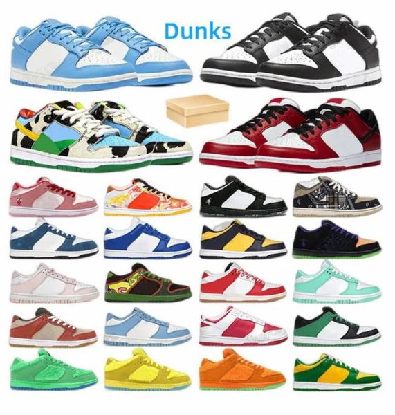 

2023 new designer dunks shoes dunky big black white panda paisley grey fog next nature gym red mens womens designer sneaker