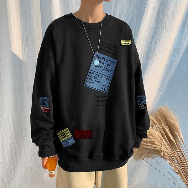 

mens hoodies sweatshirts autumn spring sweatshirt for black loose hip hop punk pullover streetwear casual fashion clothes oversize 5xl 23020