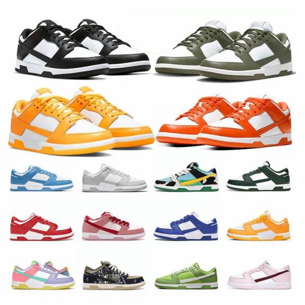 

new running shoes low panda triple pink grey fog syracuse team green medium olive unc georgetown malachite sail walking gai jogging sneakers