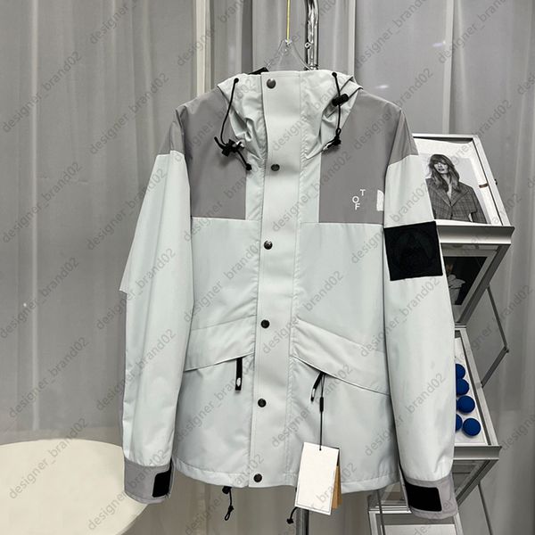 

mens designer jacket outdoor windproof jacket hooded waterproof spring fall women zipper sweatshirt size s-xxl, Black;brown