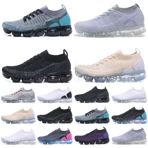 

fly knit airmaxs casual shoes vapores 2018 fk triple black summit white oreo light bone university red game royal day to night lilac grey cr