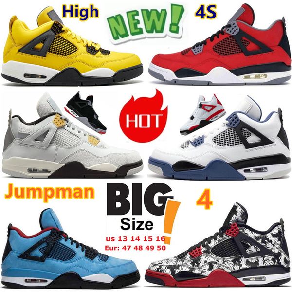 

basketball shoe 4s midnight navy monsoon blue laser black gum undefeated men trainer 4 lightning pure money raptors sail women brand sneaker