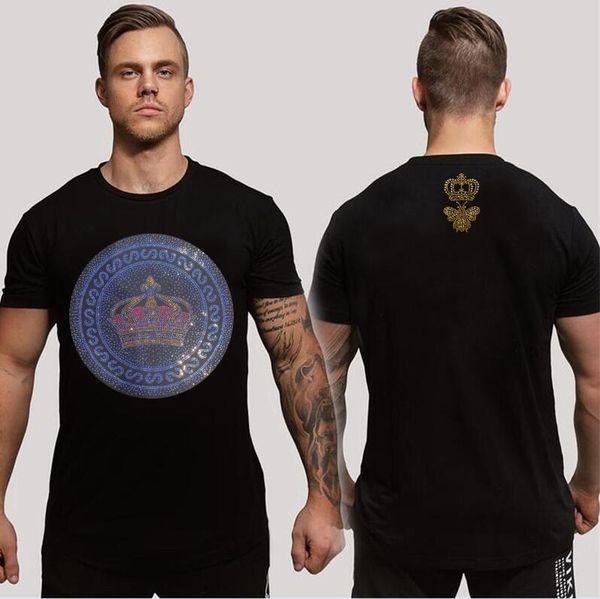 

designer handsome t shirt brand clothing men's gifts slim fit, White;black