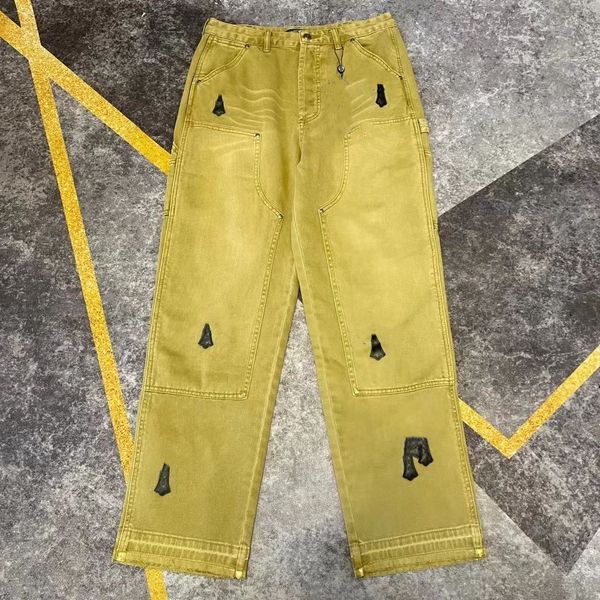 

21ss paris italy skinny jeans street fashion pockets warm men couple outwear 0202, Blue