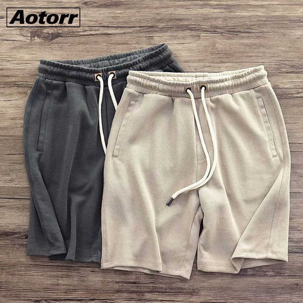 

men's shorts new cotton soft men casual jogging sport pants summer male running loose vintage trousers streetwear y2302, White;black