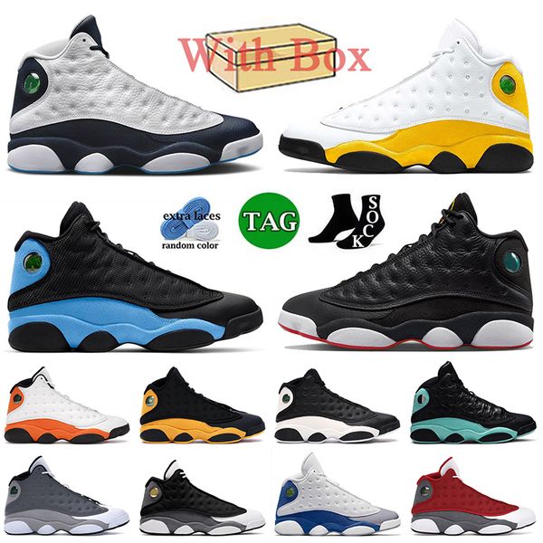 

basketball shoes jumpman 13 13s with box sneakers university blue reverse bred starfish obsidian court purple playoffs red flint phantom men, White;red