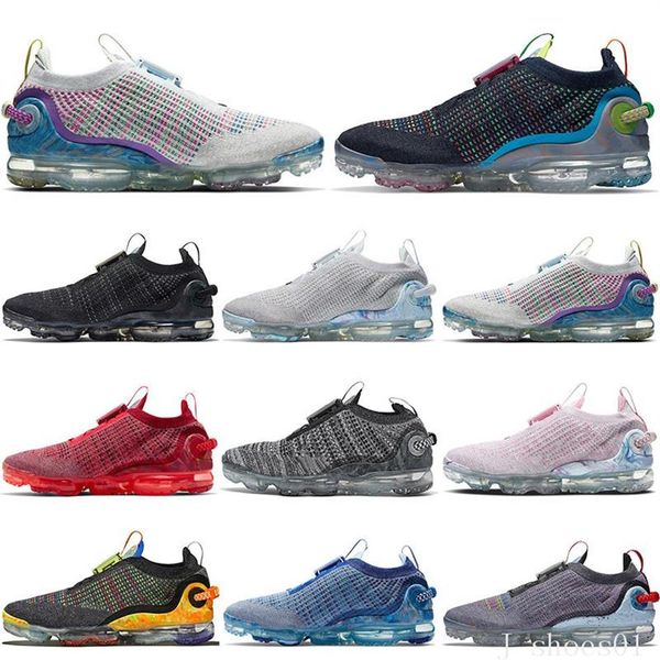 

whole shoes men women triple white black grey pink knitting trainers fashion cushion shoe sport sneakers2436