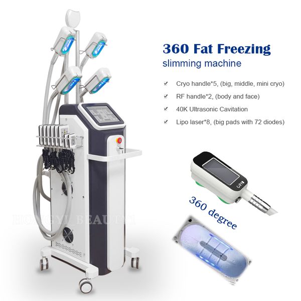 

fat ing machine body sculpting 360 degree cool tech cryo therapy lipo laser slimming