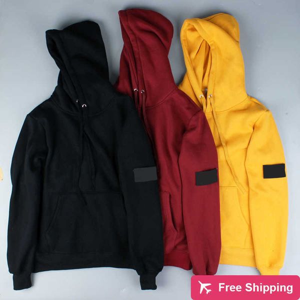 

hoodies sweatshirts spring autumn essential stone three colors thick is land style streetwear hoody hoodie mens sweatshirt fashion cottonbnj, Black