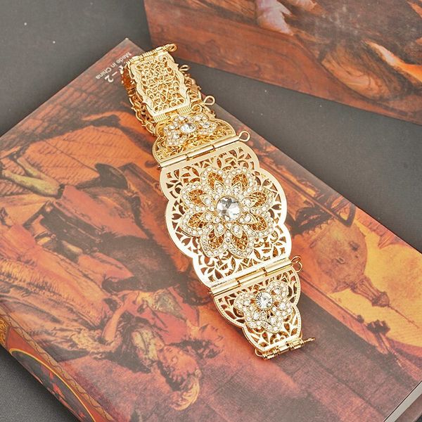 

waist chain belts moroccan ladies metal french wedding bridal gift arabian robe dress body band gold color 230201