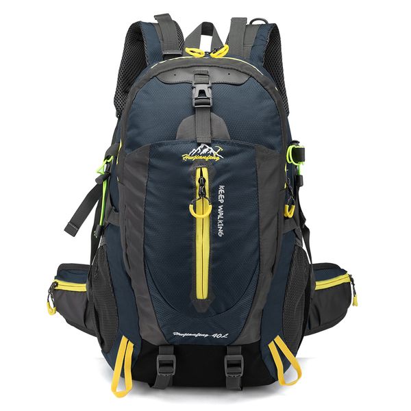 

outdoor bags 40l waterproof climbing tactical rucksack travel hiking backpack lapdaypack trekking men women sport bag 230201