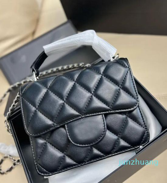 

chan nel bag handbags vinatge cc flap women luxury bags black quilted handle 2 bag designer mini classic brand crossbody small tote bag lady