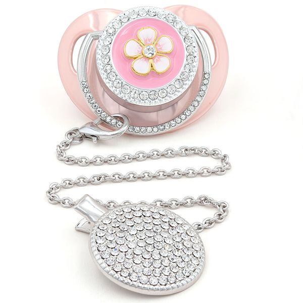 

pacifier holders clips# baby holder bling bpa silicone infant luxury for babies shower gift chupetes de lujo 230202