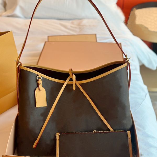 

7a carryall bag designer shopping bags woman tote large capacity plain cross body shoulder handbags ladies coin purse crossbody tote 41cm