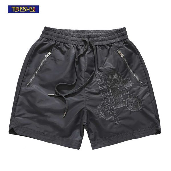 

men's shorts tideshec 2022 summer fashion cargo pants hip-hop streetwear embroidery european and american street y2302, White;black