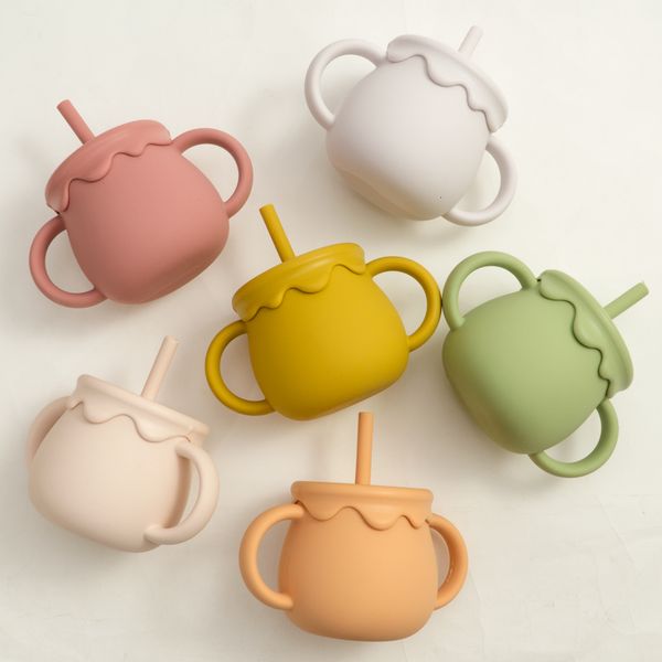 

cups dishes utensils baby feeding portable drinkware sippy solid food container snack toddlers learning born supplies 230202