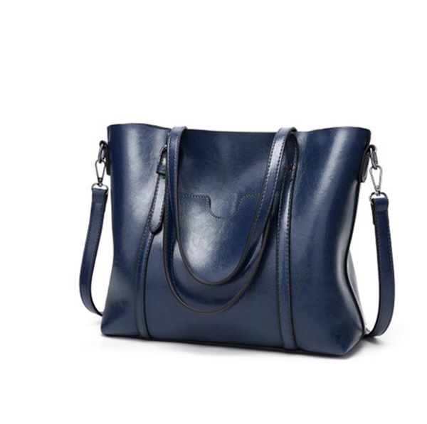 

shoulder bags for kid oil wax leather handbag tote crossbody bag kid luxury handbag kid bags designer handbag c0011, Black